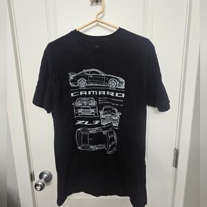 Black Camaro Graphic T-Shirt Mens Large